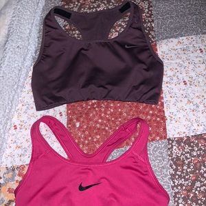 2 Nike Dri-fit sports bra